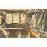 Edward Bawden (1903 - 1989), the tailor/the butcher, colour lithograph, published by Curwen Press