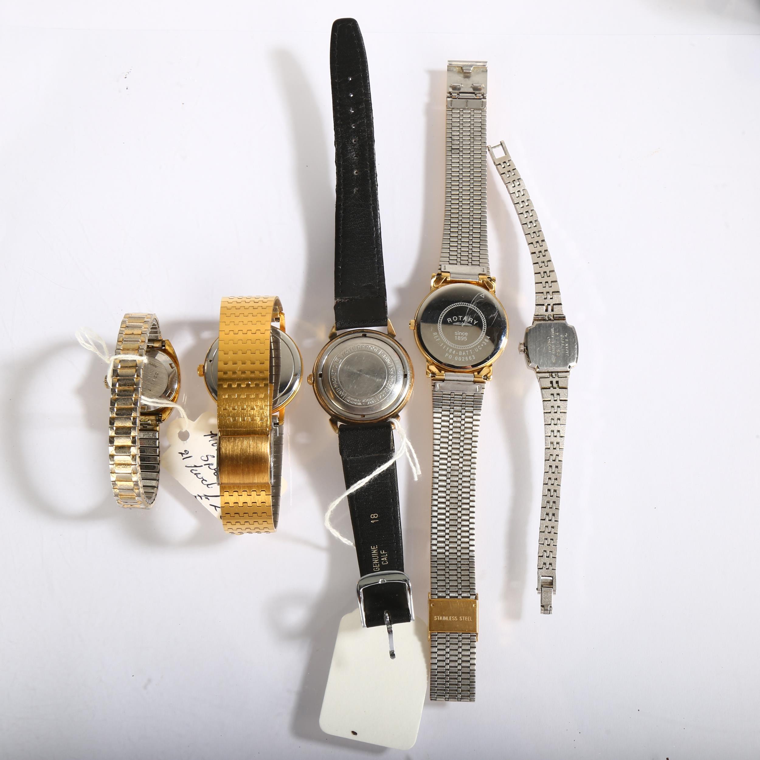 Various wristwatches, including Legant, Rotary etc (5) Lot sold as seen unless specific item(s) - Image 3 of 5