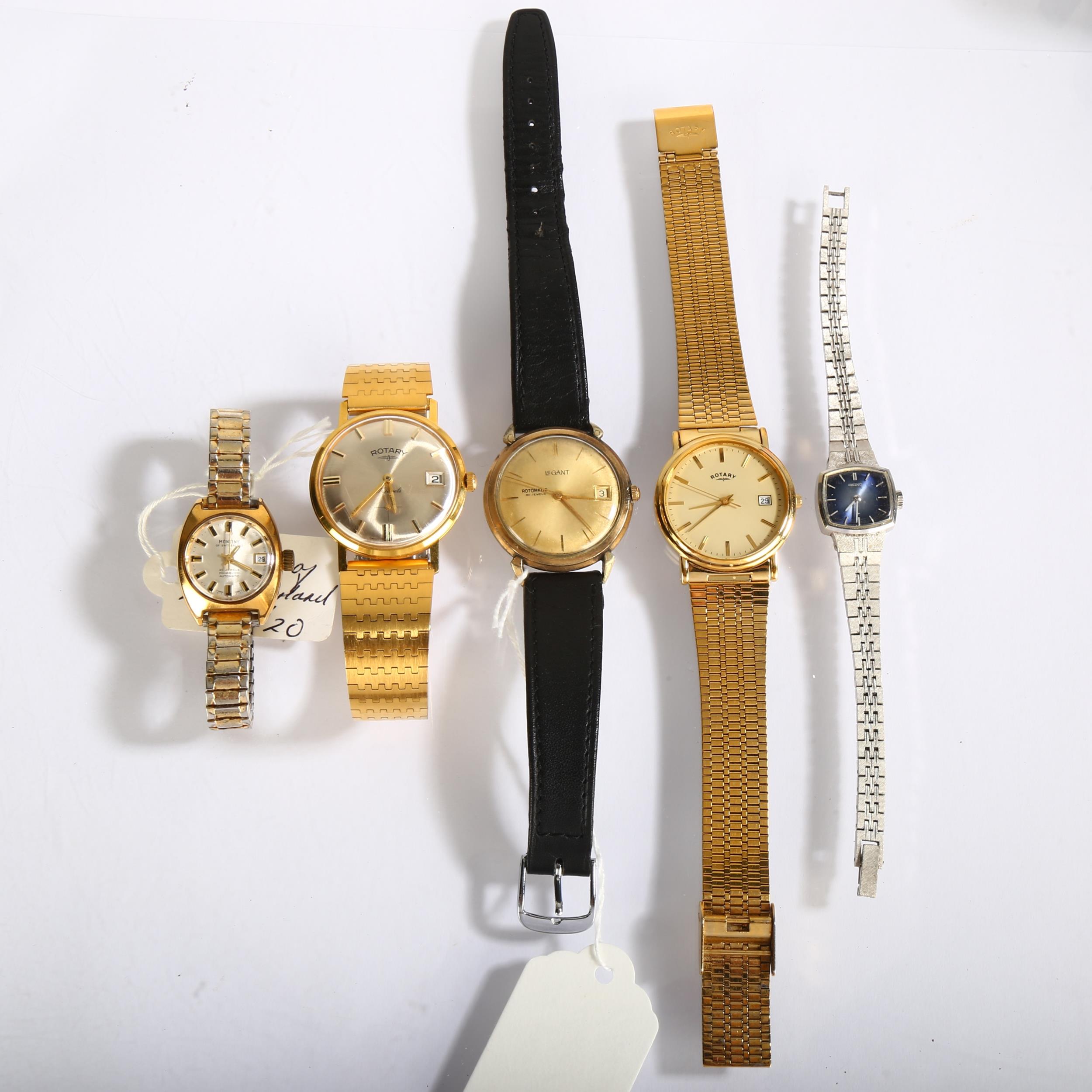 Various wristwatches, including Legant, Rotary etc (5) Lot sold as seen unless specific item(s) - Image 2 of 5