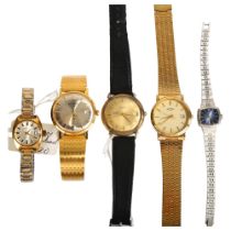 Various wristwatches, including Legant, Rotary etc (5) Lot sold as seen unless specific item(s)