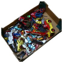 A quantity of various Vintage toys and diecast vehicles, including such brands as Dinky and Corgi,