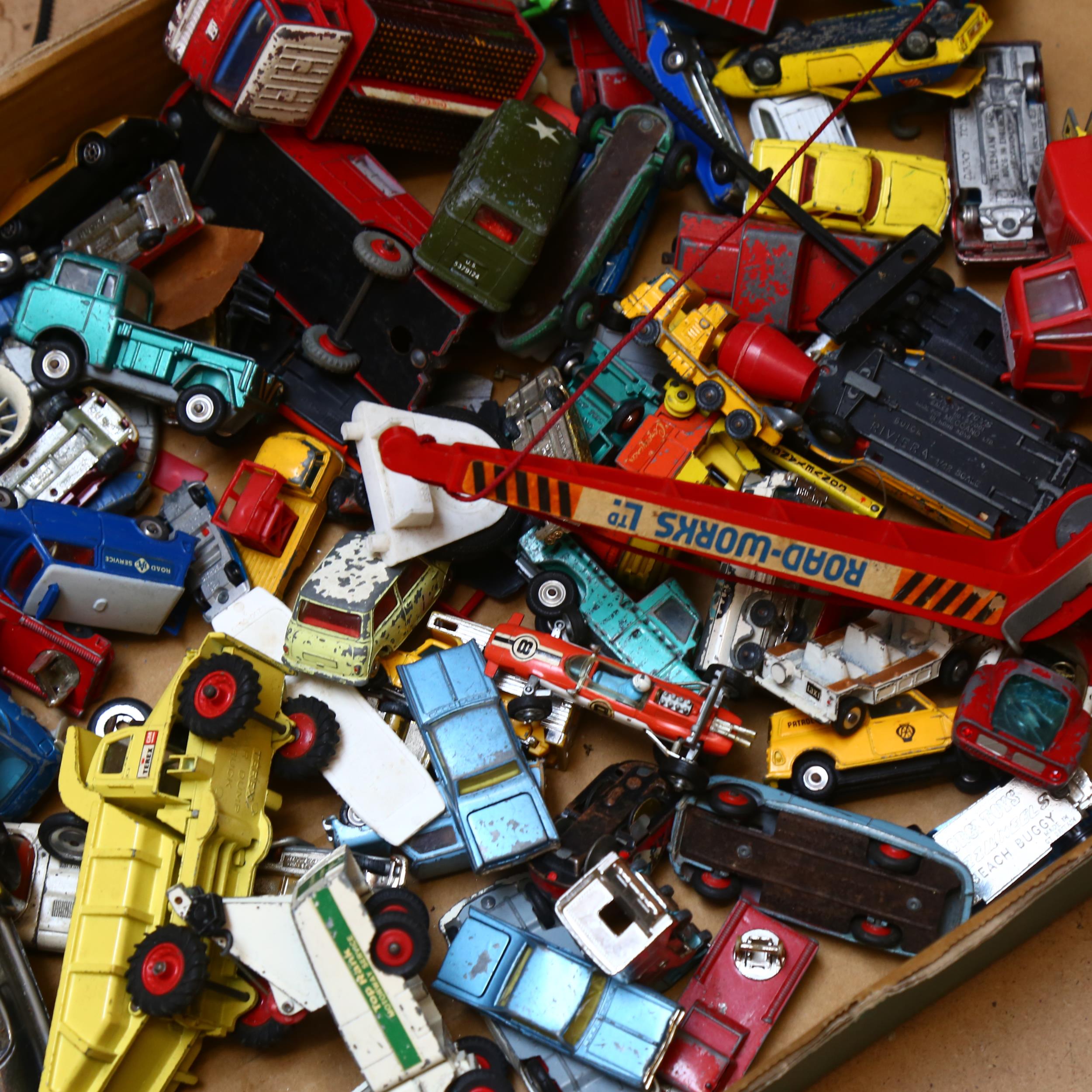A quantity of various Vintage toys and diecast vehicles, including such brands as Dinky and Corgi, - Image 2 of 2