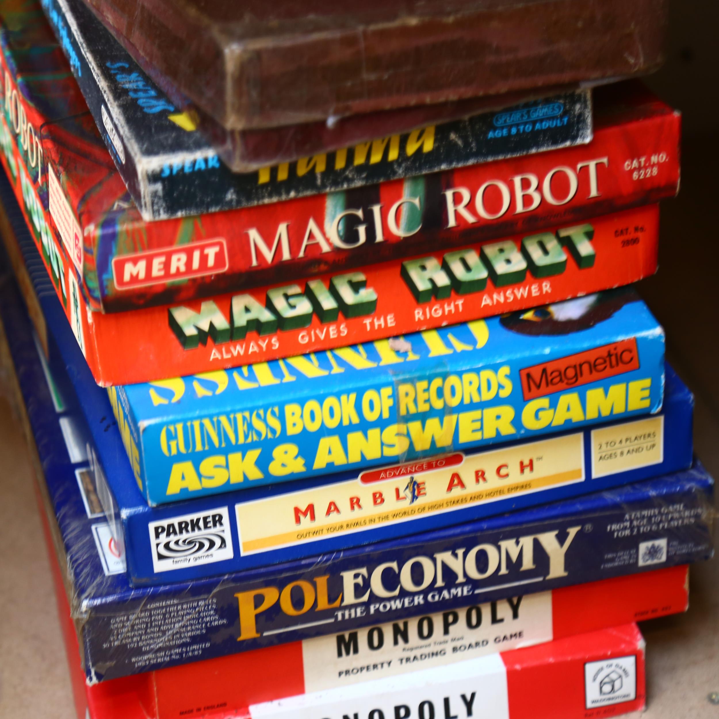 Various Vintage games and puzzles, including Magic Robot and various Monopoly etc - Image 2 of 2