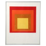 After Josef Albers, "Homage to the Square", an authorised 2006 print by The Art Group, London,