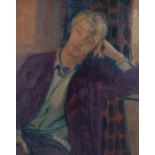 Hubert Andrew Freeth (1912 - 1986), portrait of Ronald English, oil on board, signed with