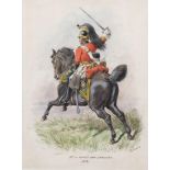 Richard Simpkin (1840 - 1926), 3rd or King's Own Dragoons 1812, watercolour/gouache, signed, 33cm