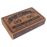 "Eve", a large early 20th century advertising matchbox and matches, Special Safety Match, London's
