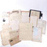 An interesting collection of World War I letters, from various soldiers, including an In Memoriam