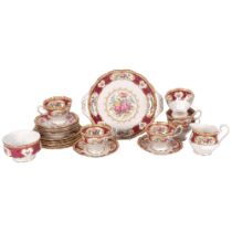 Royal Albert "Lady Hamilton" tea set for 6 people