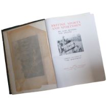 "British Sports and Sportsmen", Big Game Hunting and Angling, a large hardback and part cloth-