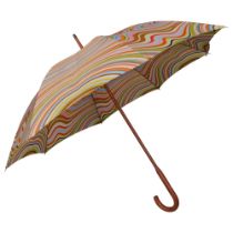 PAUL SMITH - a Paul Smith swirl umbrella, signed to the handle