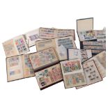 A collection of Spanish stamp albums (boxful)