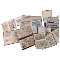 A collection of Spanish stamp albums (boxful)