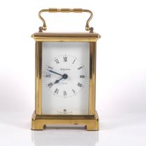 BAYARD - a brass-cased 8-day carriage clock, case height not including handle 11.5cm In working
