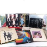 A collection of various albums, to include Queen - The Game, Fleetwood Mac - Rumours, ELO - Out of