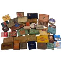 Vintage tobacco tins, Manikin cigars etc