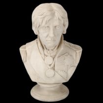 Vice Admiral Horatio Nelson (1758 - 1805), Parian porcelain bust modelled by Joseph Pitts after a