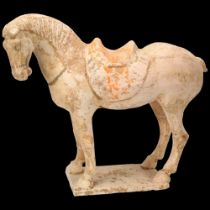 A Chinese Tang style terracotta horse, height 30cm
