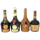 WITHDRAWN - 3 Vintage bottles of Benedictine D.O.M. Liquer,