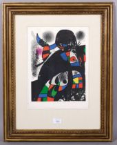 Joan Miro, San Lazzoro Et Ses, original lithograph on Arches paper, from an edition of 575 copies,
