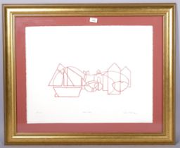 Stan Rosenthal (1933 - 2012), Rock-a-Nore, screenprint, artist's proof, signed in pencil, no. 14/25,