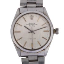 ROLEX - a stainless steel Oyster Perpetual Air-King Precision automatic bracelet watch, ref. 5500,