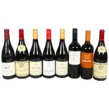 8 bottles of red wine, including 2 x 2017 Louis Jadot Beaujolais