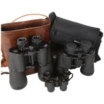 An E-Leitz, Wetzlar, Decimarit, 10x60 pair of binoculars, serial no. 515263, in associated case, a