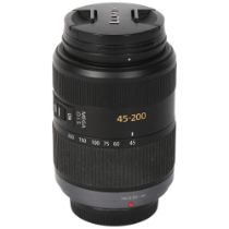 A Panasonic Lumix G Vario 45-200mm, 1:4-5.6 zoom lens, ref. H-FS045200