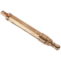 A Mabie, Todd & Company no. 25 gold plated propelling pencil