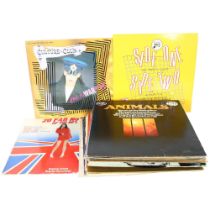 A quantity of vinyl LPs and singles, including various artists such as Culture Club, The Beach Boys,