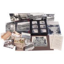 A collection of early 20th century photographs, including scenes from Queenstown and Lake Wakatipu