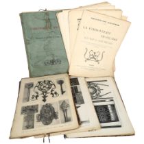 2 catalogues of Ancient ironwork designs - Epoques Louis XV & Louis XVI, H45cm