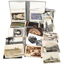 A large collection of Vintage and Antique postcards, some photographs also, various topographical