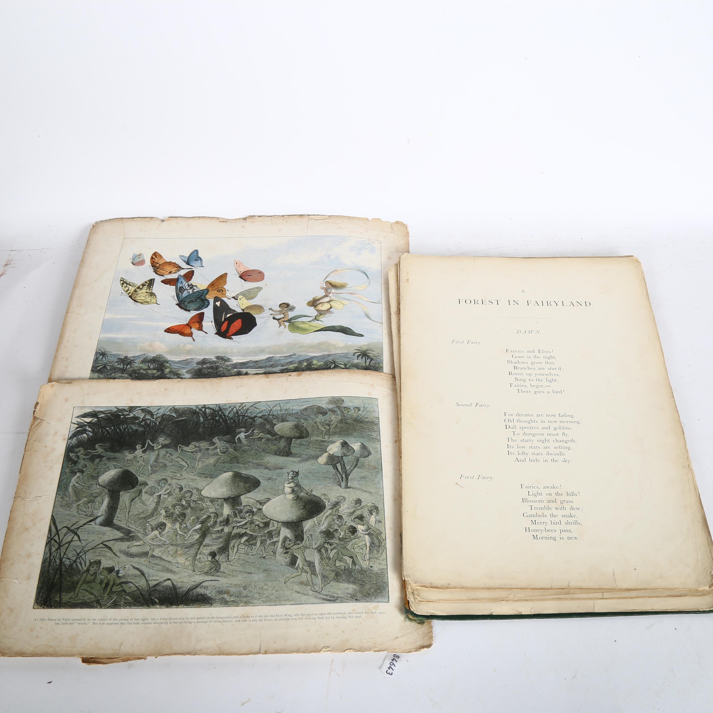 Richard Doyle "Fairyland Pictures From The Elf World", 39cm In poor condition - Image 2 of 2