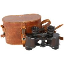A pair of Carl Zeiss, Jena, Turactem, 8x24 binoculars, serial no. 1187842, in associated case