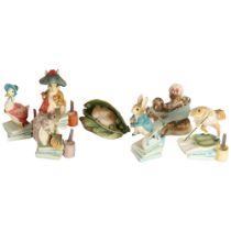 7 various Beatrix Potter figures, boxed