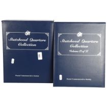 2 albums of Statehood Quarters Collection from the Postal Commemorative Society, containing coins