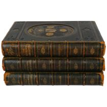 THE NATIONAL SHAKESPEARE - 3 volumes of The National Shakespeare, a fac=simile of the cert of the