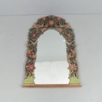 A French Art Nouveau style mirror. 76x121cm.