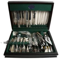 ROBERTS & DORE - a canteen of stainless steel cutlery