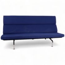 Charles Eames, a mid-century design Compact Sofa by Herman Miller, the original design 1954, the