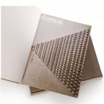Domus, Italian design journal (Furniture, Interiors, Graphics etc.) complete series for 1965 bound