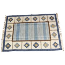Ida Rydelius, Sweden, a double sided flat weave Rollakan rug,