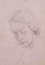 Donald Friend (Australian, 1915 - 1989), self portrait 1938, pencil sketch, inscribed on the margin,