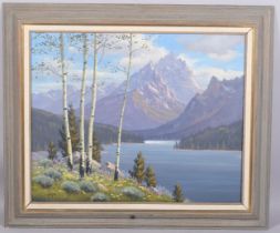 Robert Harper (American, born 1957), view from "The Grand Teton from Jenny Lake"