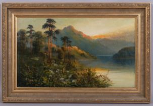 Frank Hider (1861 - 1933), Shades Of Evening, oil on canvas, signed, 30cm x 51cm, framed Good