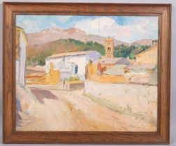Philip Naviasky (1894 - 1983), Suller Majorca, oil on board, signed and inscribed verso, 43cm x