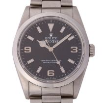 ROLEX - a stainless steel Oyster Perpetual Explorer automatic bracelet watch, ref. 14270, circa