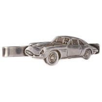 A large sterling silver Classic car money clip, indistinct maker, London 1994, 61.6mm, 18.2g No